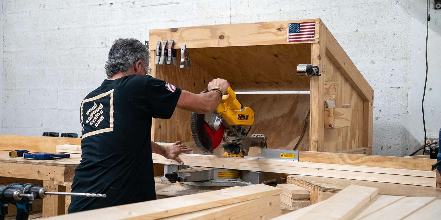 wooden crate - shipping crate